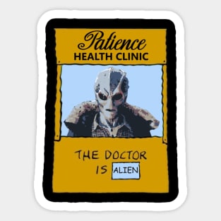 Resident Alien - The Doctor Is Alien Sticker